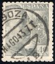Spain 1949 General Franco 40 CTS Grey Green Edifil 1051. Uploaded by Mike-Bell